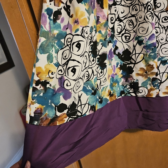 Vera Wang colour block dress - Picture 3 of 4